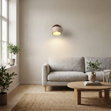 StoneHaven | Væglampe Minimalistisk - Travertin Træ LED