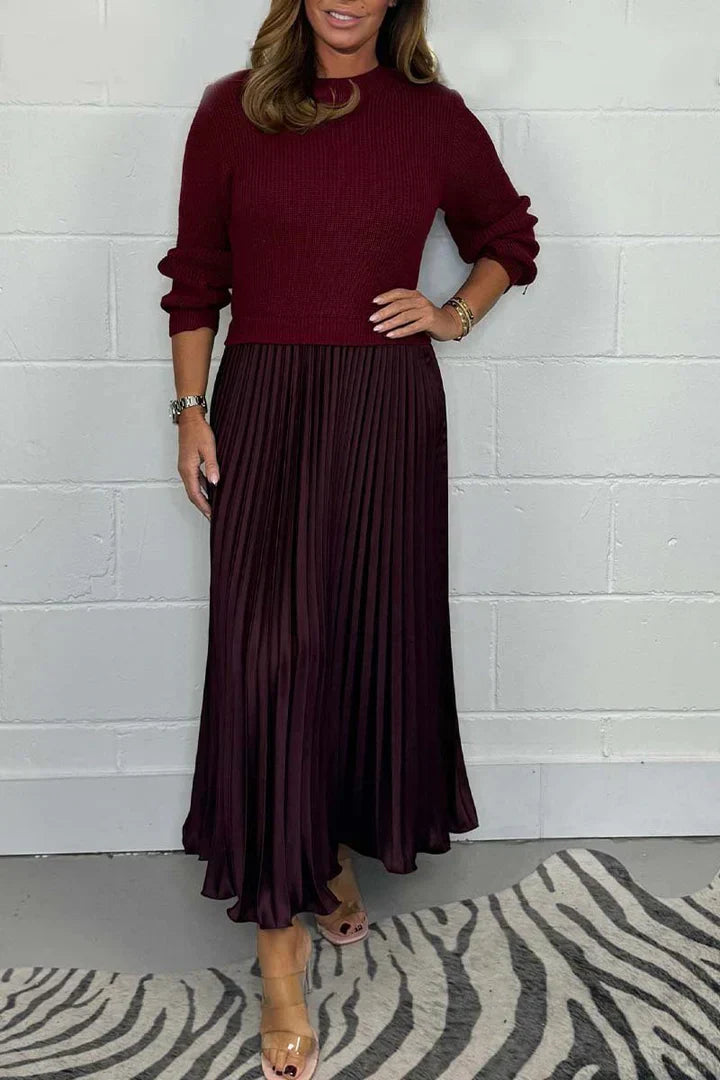 Kirstine™ | Elegant Plisseret To-Del Sæt