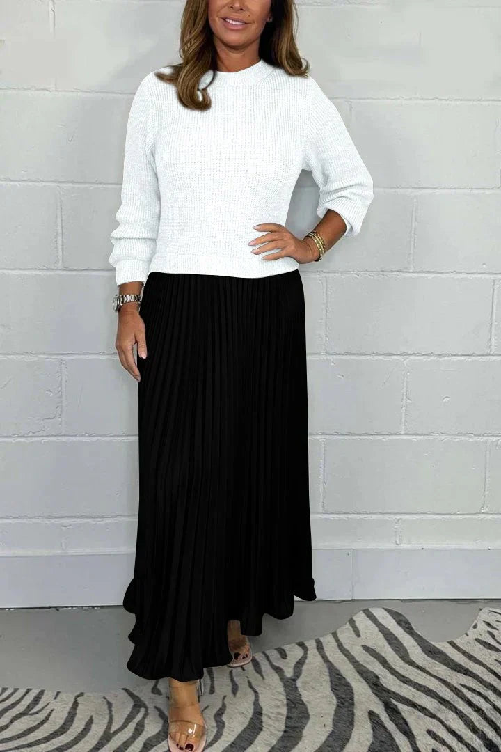 Kirstine™ | Elegant Plisseret To-Del Sæt